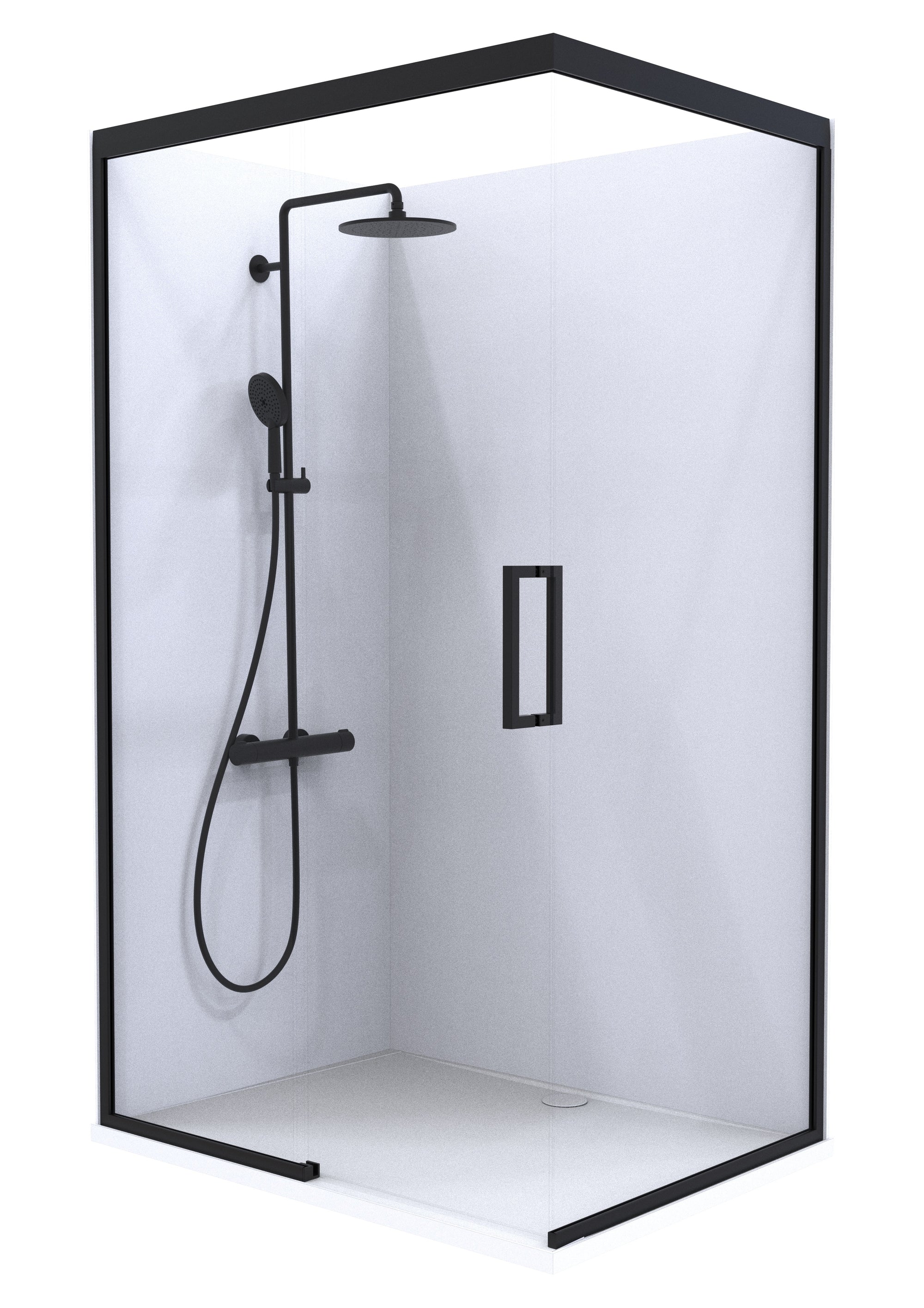 Crest Summit Acrylic Shower | Concealed Sliding Door