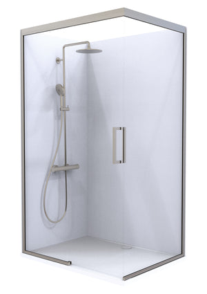 Crest Summit Acrylic Shower | Concealed Sliding Door