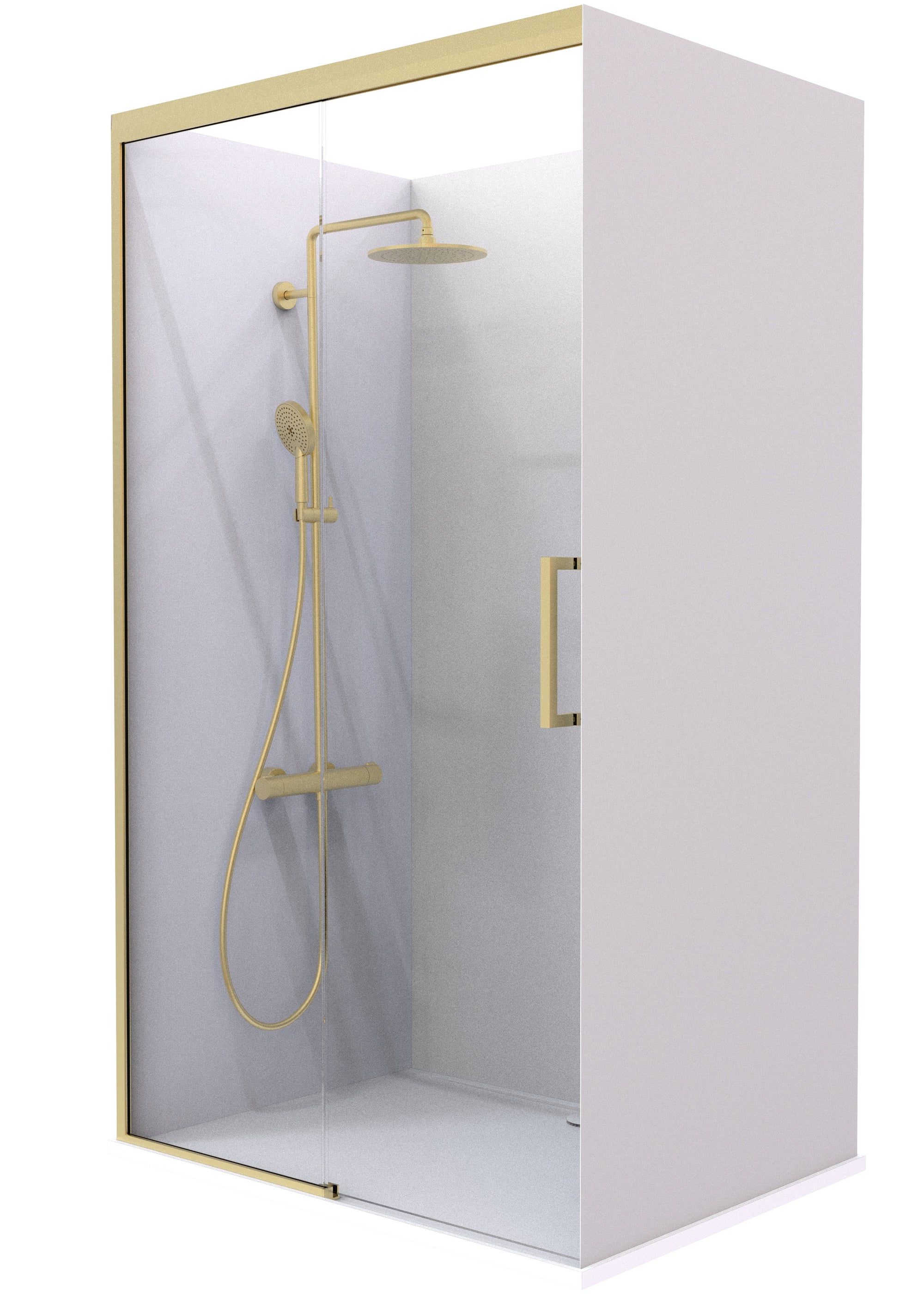 Crest Summit Acrylic Shower | Concealed Sliding Door