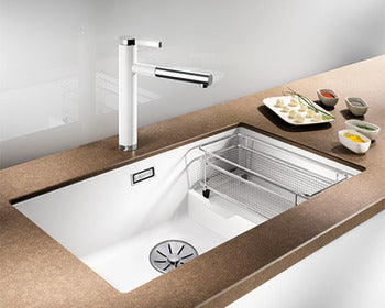 Blanco Silgranit Subline 700-U Level Single Sink | White