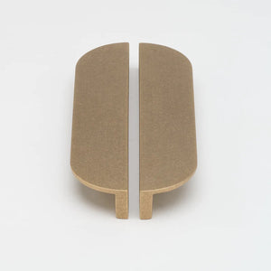 Lo&Co Isla Pull Handle XL | Tumbled Brass