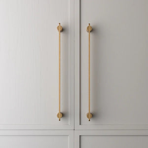 Lo&Co Intersect Pull |Tumbled Brass