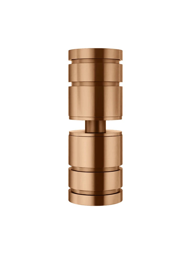 Meir Shower Door Round Handle | Lustre Bronze