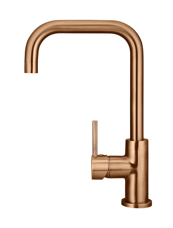 Meir Round Traditional Kitchen Mixer | Lustre Bronze