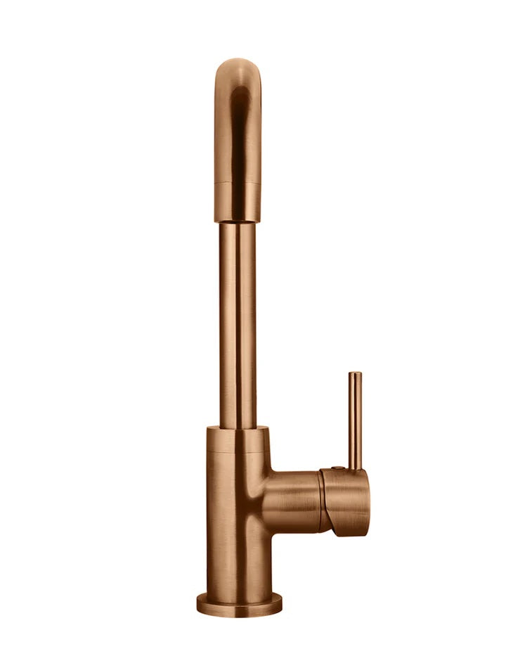 Meir Round Traditional Kitchen Mixer | Lustre Bronze