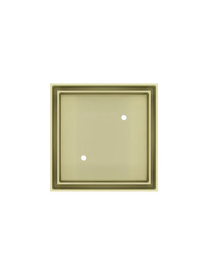 Meir Shower Waste With Tile Insert | Tiger Bronze