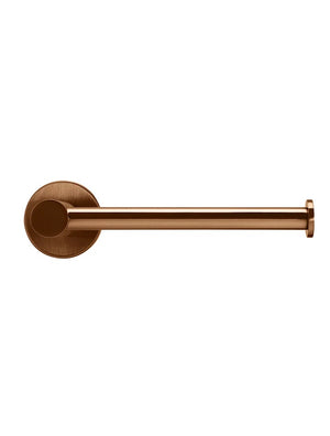 Meir Round Toilet Roll Holder | Lustre Bronze