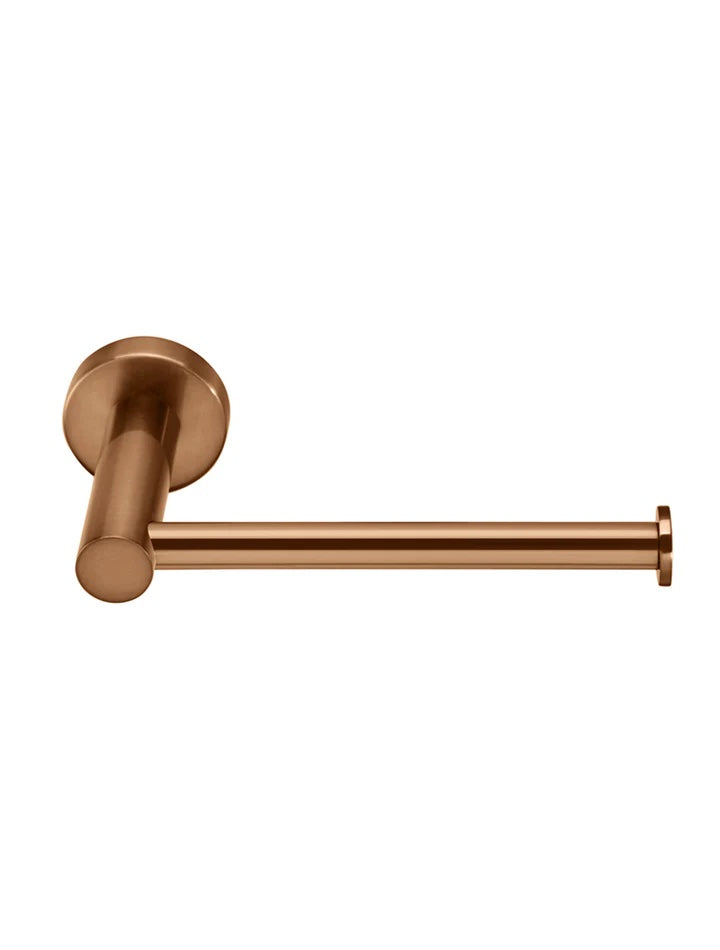 Meir Round Toilet Roll Holder | Lustre Bronze