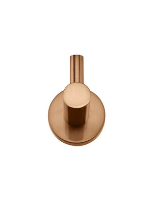 Meir Round Robe Hook | Lustre Bronze