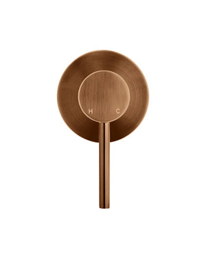 Meir Round Wall Mixer | Lustre Bronze