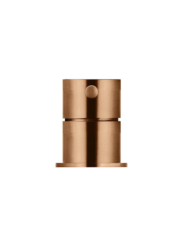 Meir Round Deck Mounted Mixer | Lustre Bronze