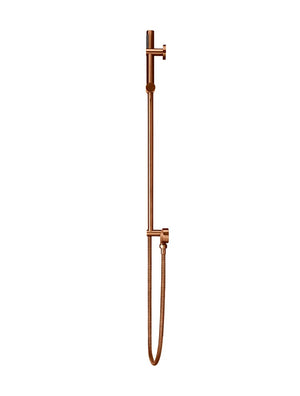 Meir Round Single Function Slide Shower | Lustre Bronze