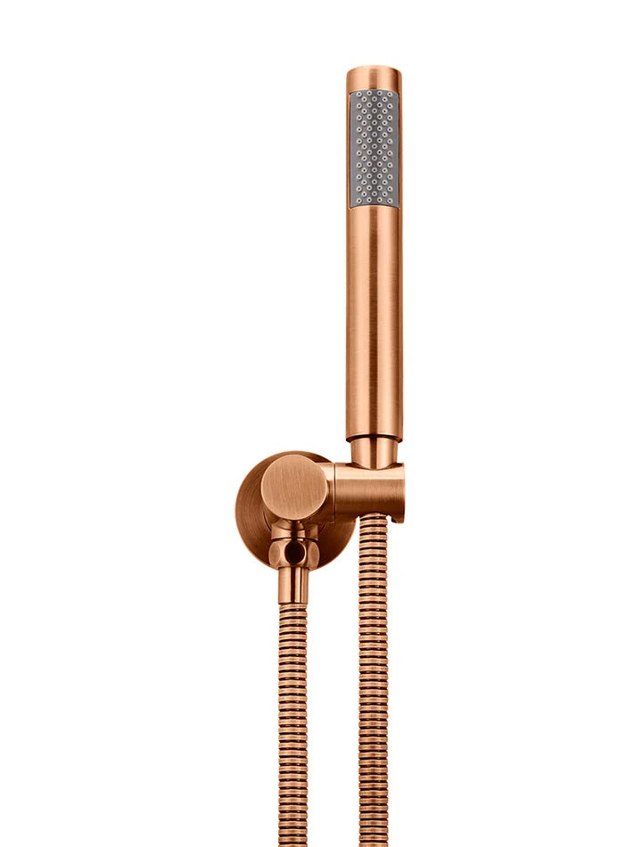 Meir Round Single Function Hand Shower on Swivel Bracket | Lustre Bronze