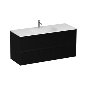 Strata Spio 1200 4 Drawer Vanity Centre Basin