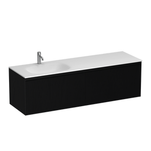 Strata Spio 1500 2 Drawer Vanity Left Basin