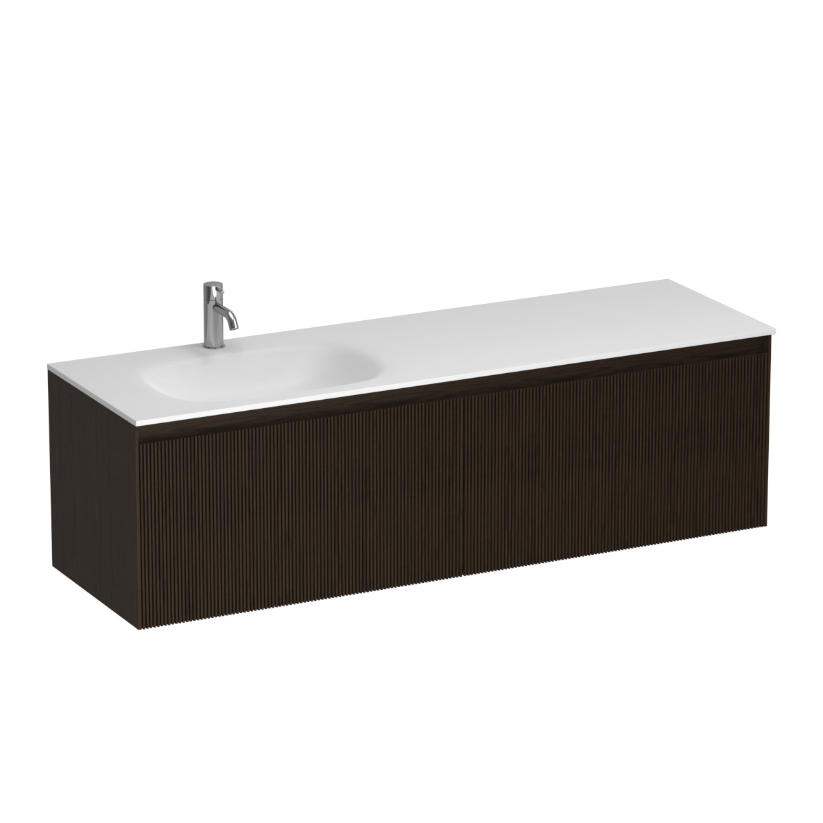 Strata Spio 1500 2 Drawer Vanity Left Basin