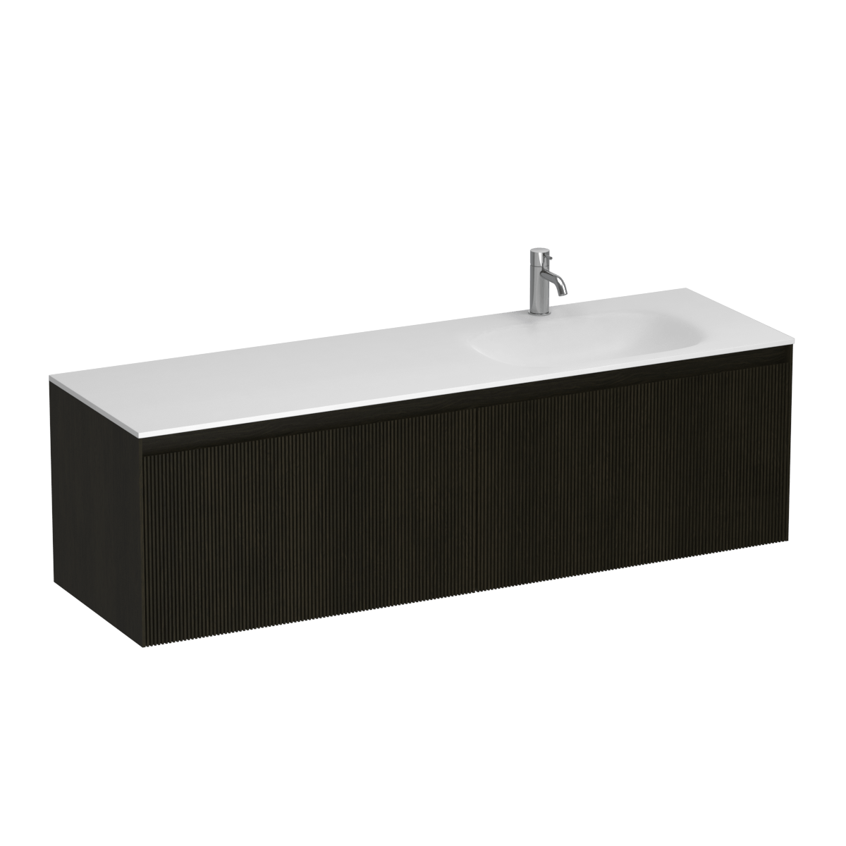 Strata Spio 1500 2 Drawer Vanity Right Basin