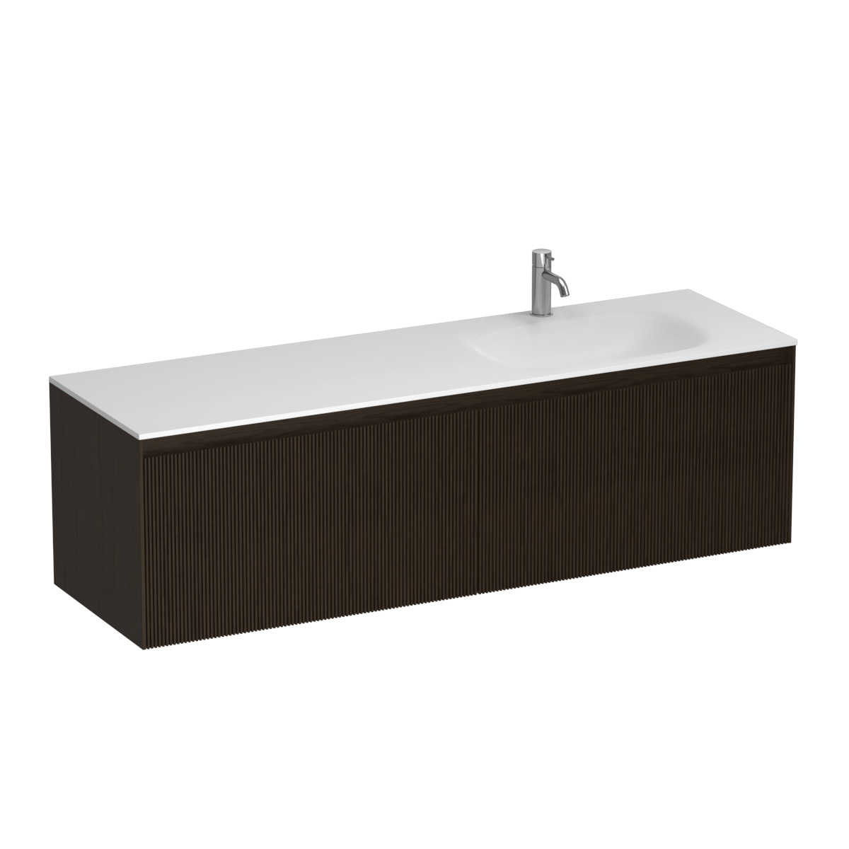 Strata Spio 1500 2 Drawer Vanity Right Basin