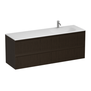 Strata Spio 1500 4 Drawer Vanity Right Basin