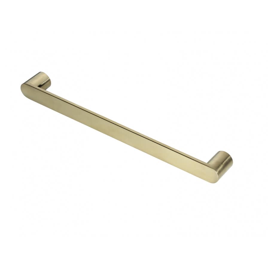 Astini Auckland 1200x500mm Brushed Brass 600W Ladder Heated Towel