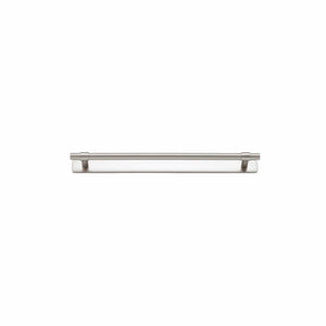 Iver Handles Iver Helsinki Cabinet Pull with Backplate | Satin Nickel | 256mm