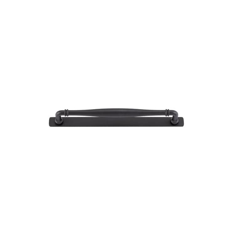 Iver Handles Iver Sarlat Cabinet Pull with Backplate | Matt Black | 256mm