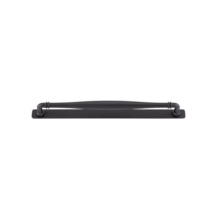 Iver Handles Iver Sarlat Cabinet Pull with Backplate | Matt Black | 320mm