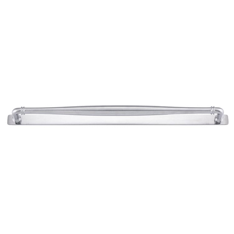 Iver Handles Iver Sarlat Cabinet Pull with Backplate | Brushed Chrome | 450mm