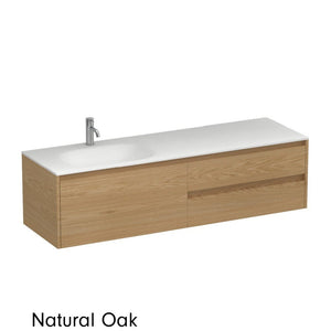 Progetto Vanity Stanza Spio 1500 3 Drawer Vanity Left Basin