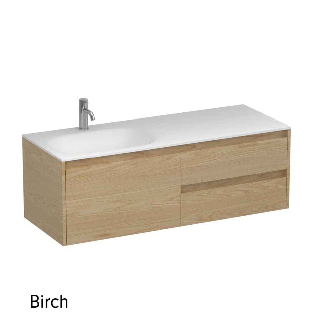 Progetto Vanity Stanza Spio 1200 3 Drawer Vanity Left Basin