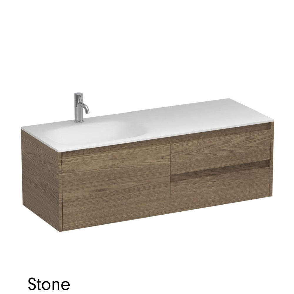 Progetto Vanity Stanza Spio 1200 3 Drawer Vanity Left Basin