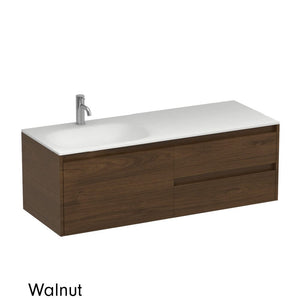 Progetto Vanity Stanza Spio 1200 3 Drawer Vanity Left Basin