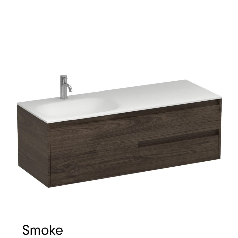 Progetto Vanity Stanza Spio 1200 3 Drawer Vanity Left Basin