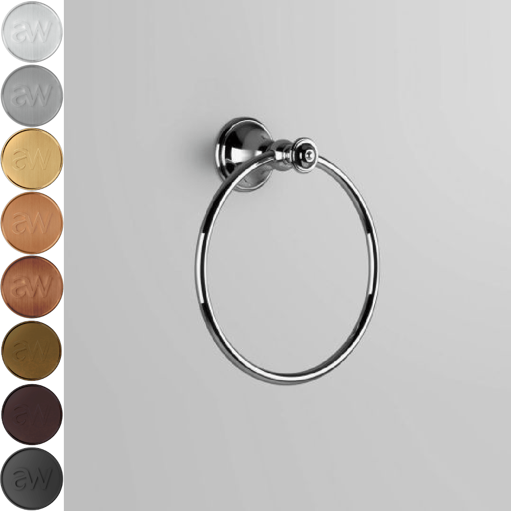 Methven Tūroa Hand Towel Ring  Brushed Graphite - The Kitchen Hub