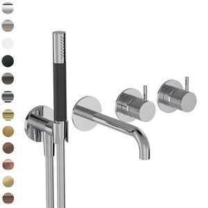 Plumbline Bath Taps Buddy X Wall Mount Bath/Shower Set