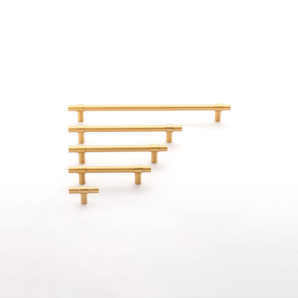 Iver Handles Iver Helsinki Cabinet Pull | Brushed Brass | 96mm