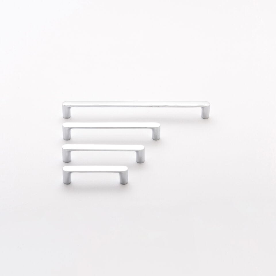 Iver Handles Iver Osaka Cabinet Pull with Backplate | Polished Chrome | 96mm