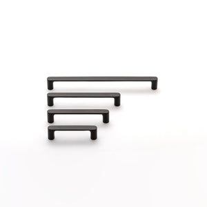 Iver Handles Iver Osaka Cabinet Pull with Backplate | Matt Black | 160mm