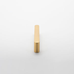 Iver Handles Iver Osaka Cabinet Pull with Backplate  | Brushed Brass | 96mm