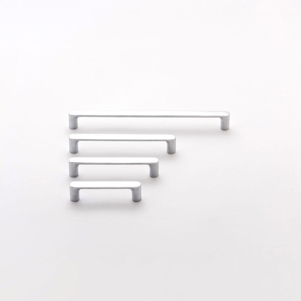 Iver Handles Iver Osaka Cabinet Pull with Backplate | Brushed Chrome | 160mm