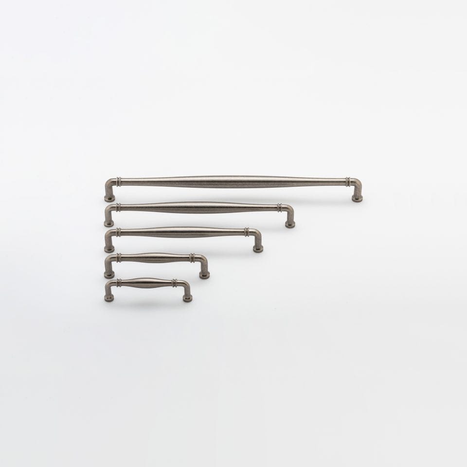 Iver Handles Iver Sarlat Cabinet Pull | Distressed Nickel | 320mm