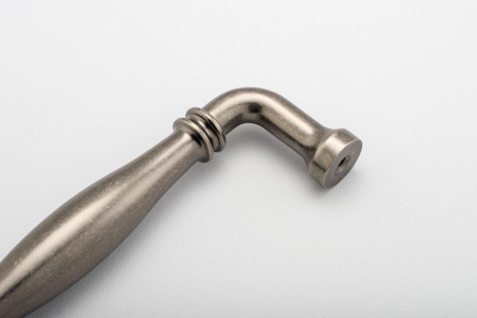 Iver Handles Iver Sarlat Cabinet Pull | Distressed Nickel | 128mm