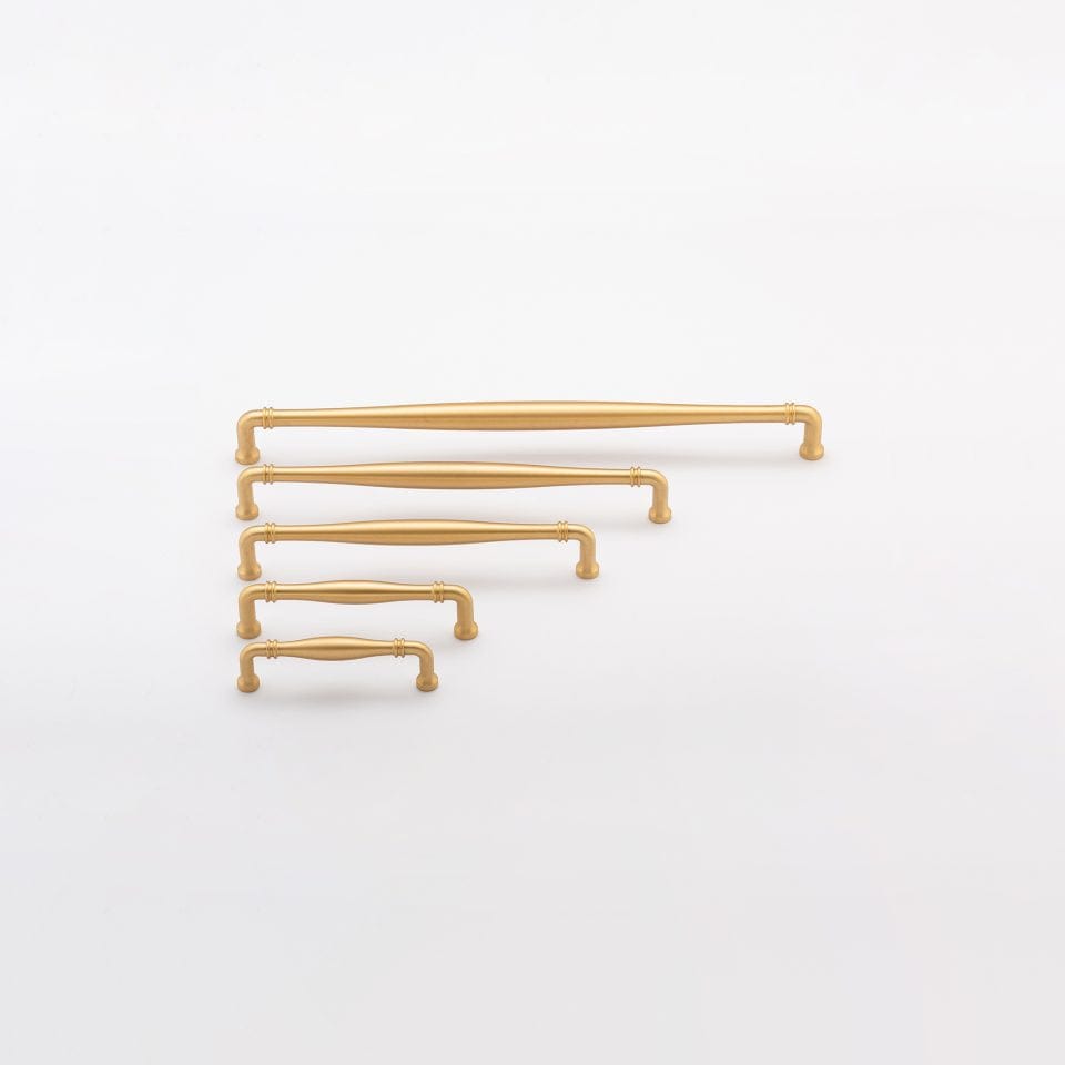 Iver Handles Iver Sarlat Cabinet Pull with Backplate | Polished Brass | 450mm