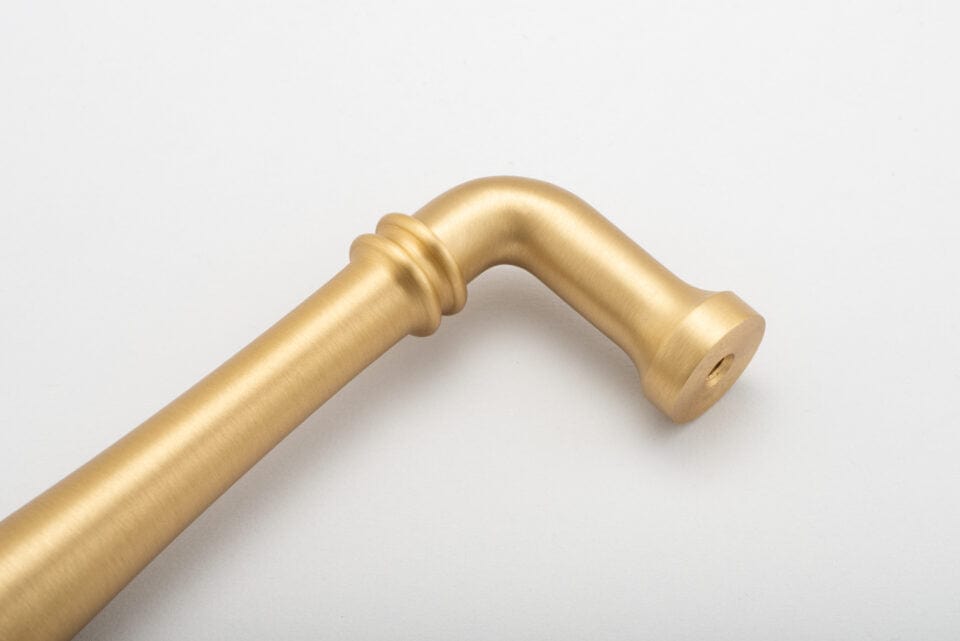 Iver Handles Iver Sarlat Cabinet Pull with Backplate | Polished Brass | 450mm