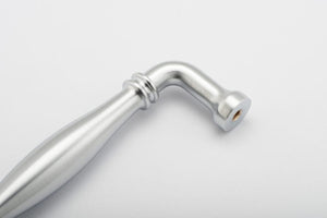 Iver Handles Iver Sarlat Cabinet Pull with Backplate | Brushed Chrome |  128mm