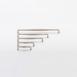 Iver Handles Iver Sarlat Cabinet Pull with Backplate | Satin Nickel | 128mm