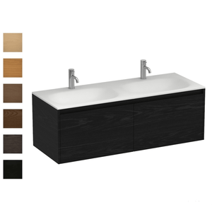 Progetto Vanity Stanza Spio 1200 2 Drawer Vanity Double Basin