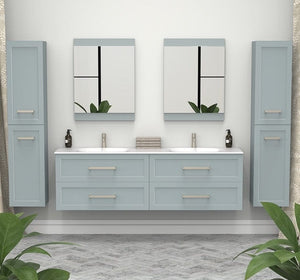 Progetto Vanity Hampton Spio 1800 4 Drawer Vanity Double Basin